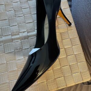 Hayden Glossy Black Heels